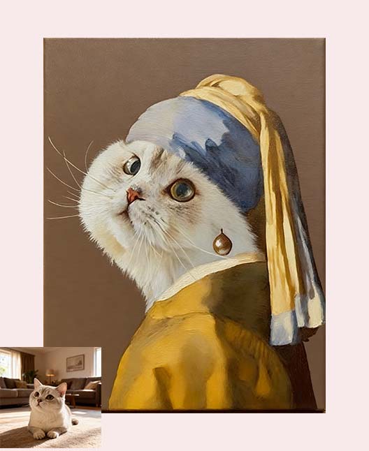 A Pearl Earring Cat